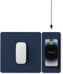 HANDS 3 MIDNIGHT BLUE Wireless Şarjlı Mouse Pad - 1