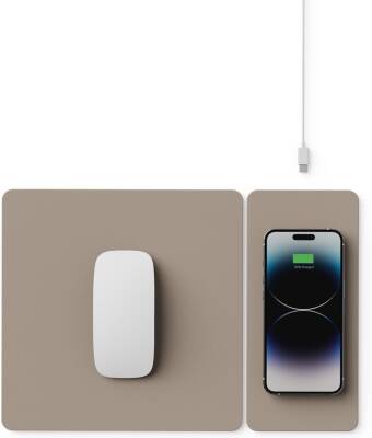 HANDS 3 SPLİT LATTE CREAM Wireless Şarjlı Mouse Pad - 1