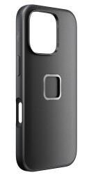 iPhone 16 Pro - Minimal Leather Black - Siyah Deri Kılıf (Ön Sipariş) - 3