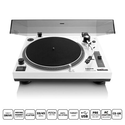 L-3810WH Turntable - USB, Direct Drive Pikap - 4