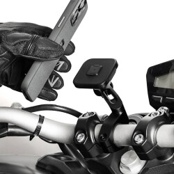 Motorcycle Bar Mount - Motosiklet için Telefon Tutucu, Charcoal - 3