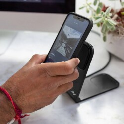 Wireless Charging Stand - Kablosuz Şarj İstasyonu ve Stant, Charcoal - 2